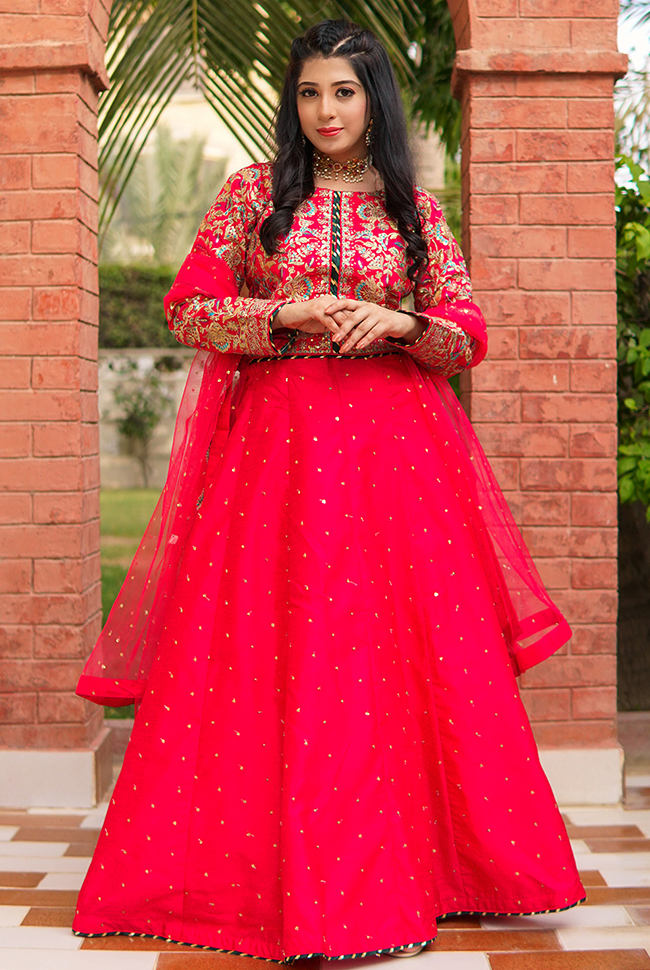 Shop Nasrin Lehenga Choli Sophisticated Pakistani Dresses Online Qasim Anwer