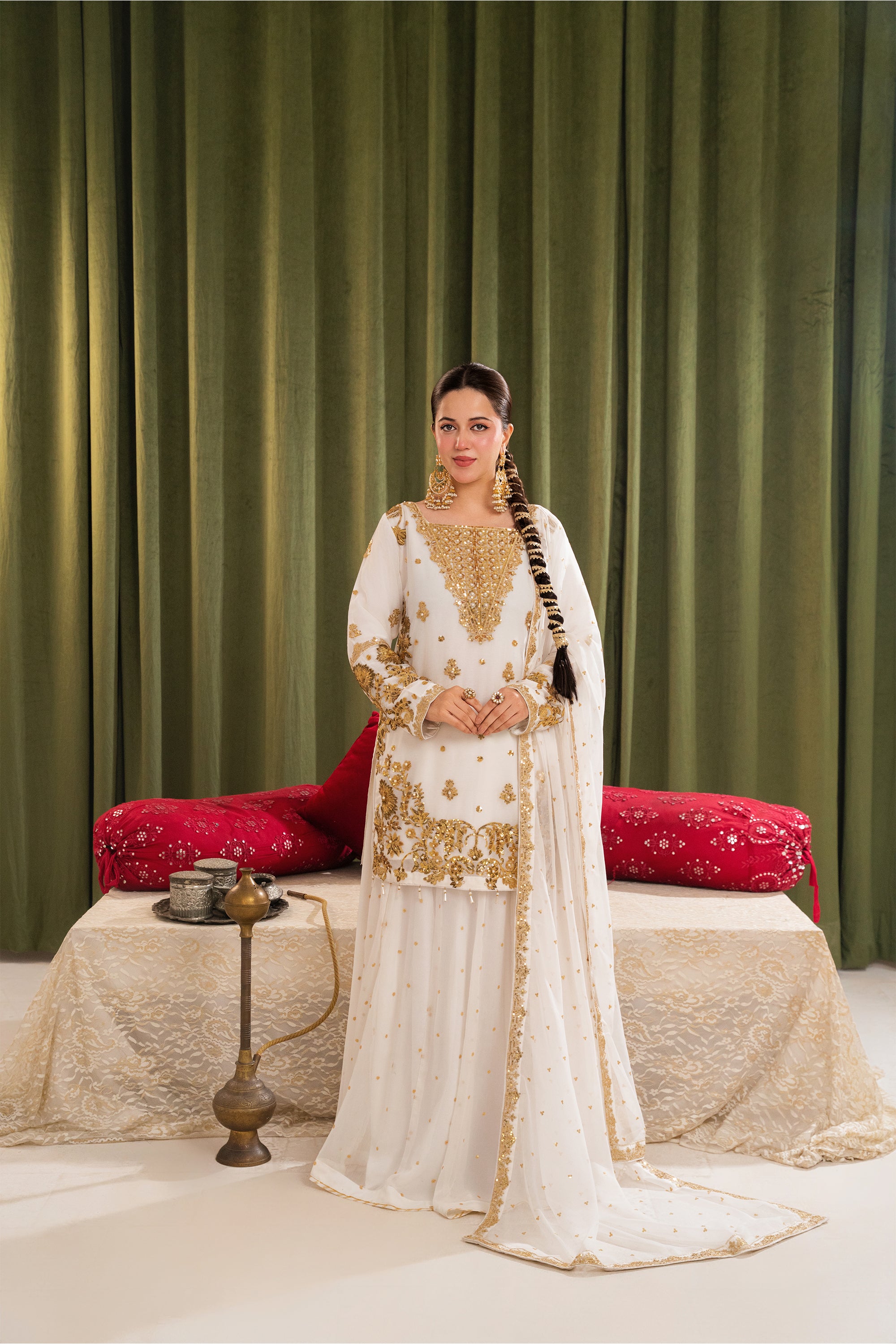 Buy Pakistani Wedding, Formal Party Dresses Online - Qasim Anwer